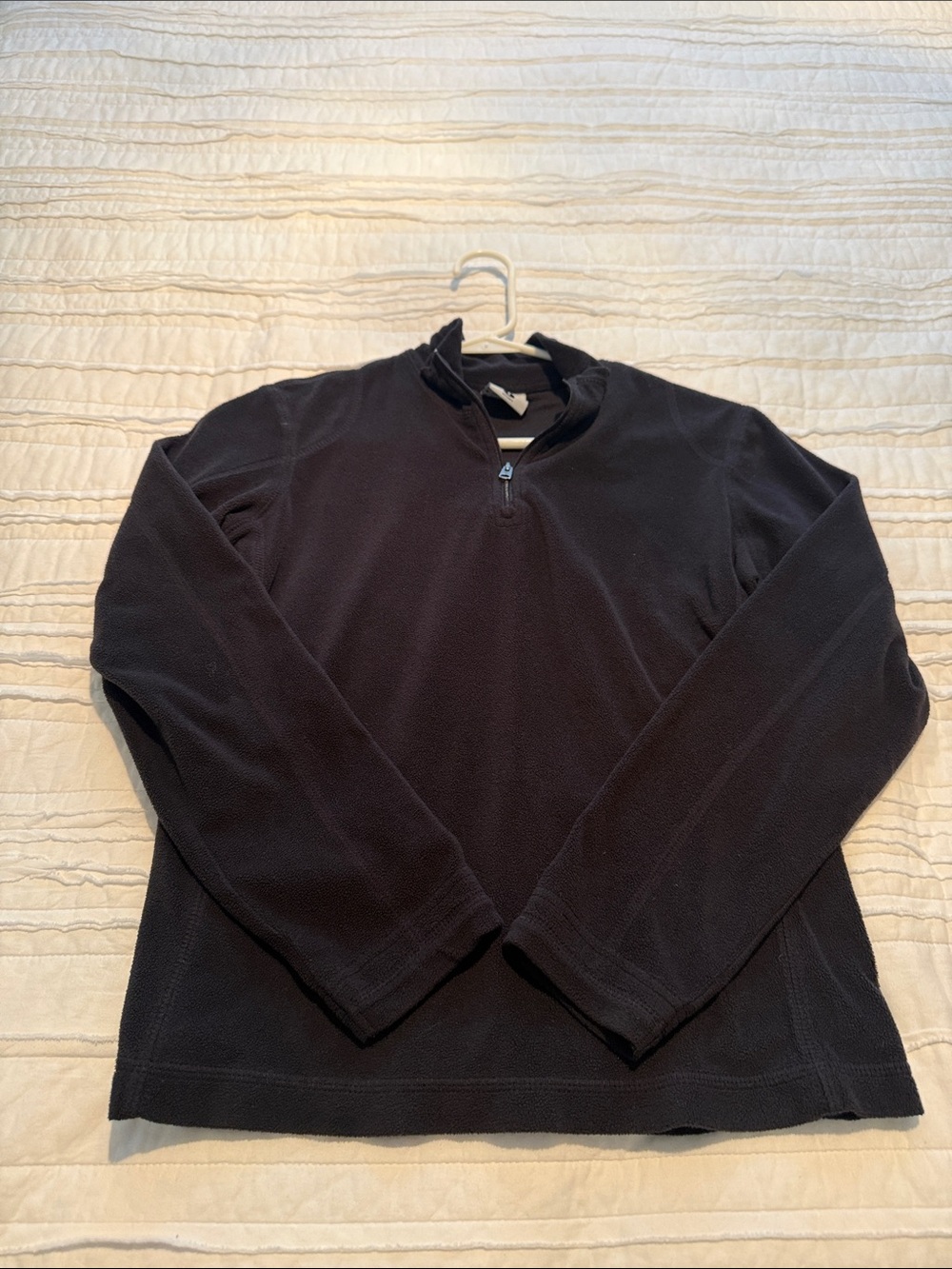 Women's Quarter-Zip Fleece Pullover - Black